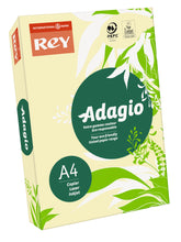 Rey Adagio Paper A4 80gsm Canary Yellow (Ream 500) RYADA080X423